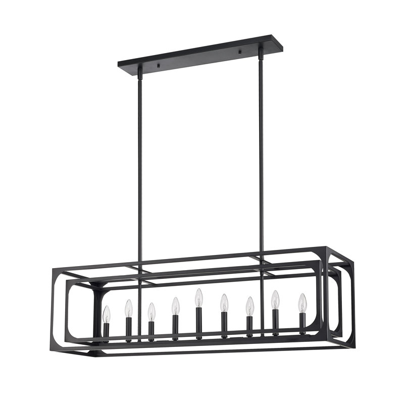 9 - Light Lantern Pendant, Matte Black