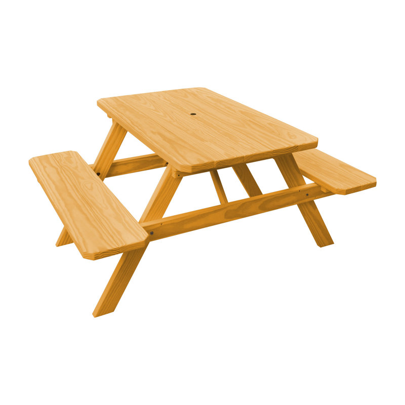 Ensemble repas d'extérieur rectangulaire Driscilla, 44 x 60 x 30, Sans finition