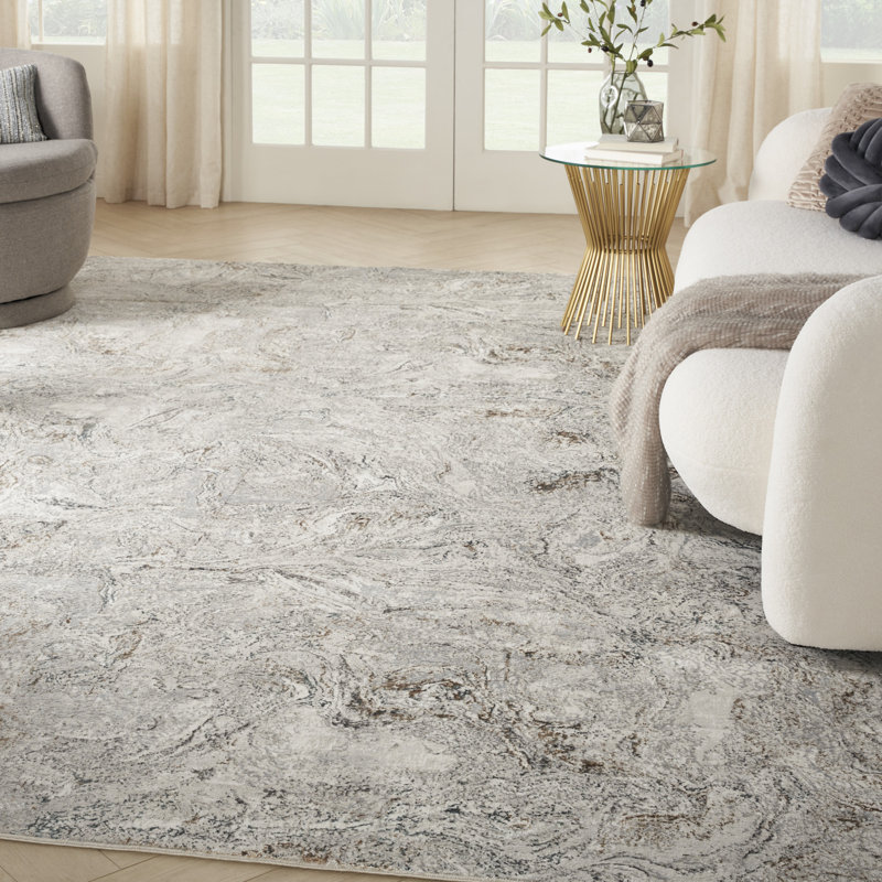 Brejae Abstract Indoor Rug, Rectangle 7'10" x 9'10"