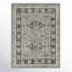 Rectangle Oriental Caleb Recycled P.E.T Area Rug in Gray