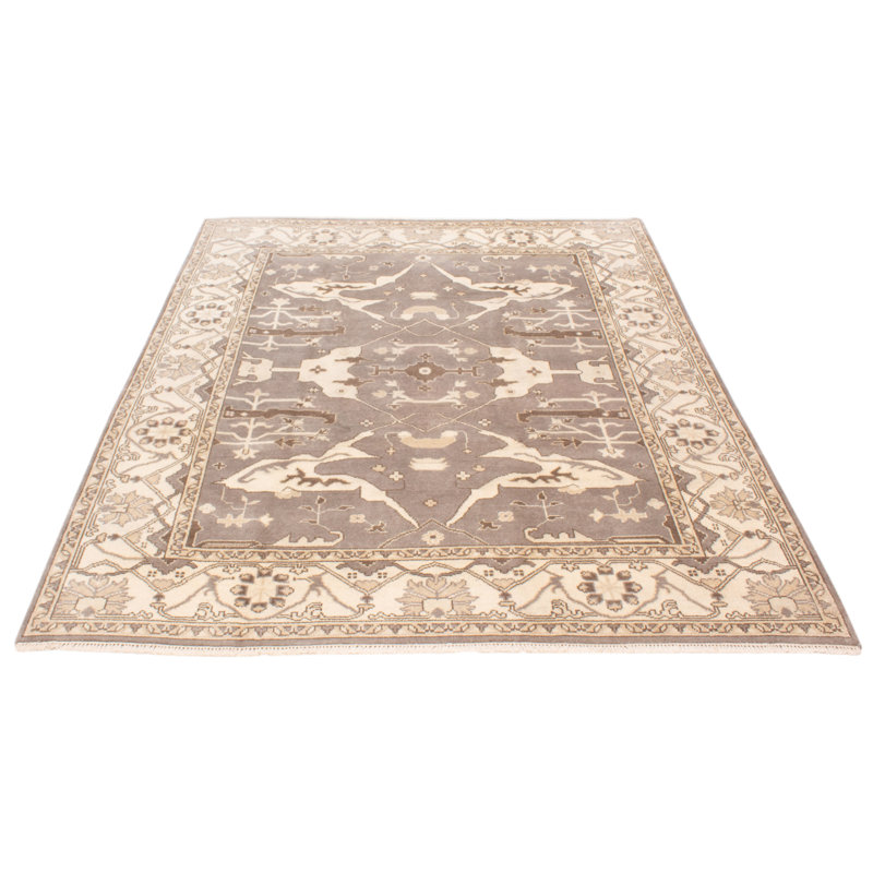 One-of-a-Kind 8'2" X 9'10" New Age Wool Area Rug in Grey