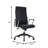 Hilton High-Back Ergonomic Faux Leather Executive Office Chair with Padded Arms, Swivel Base & Tilt Lock – Modern Adjustable Desk Chair for Home Office or Conference Room-1266761938
