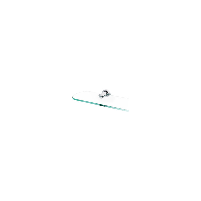 Infinity Wall Shelf, Polished Chrome, 18" W x 4.75" D