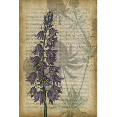 Fuchsia Flowers IV - Wrapped Canvas Painting