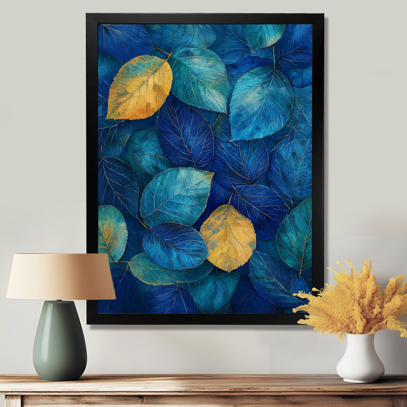 Tessa - impressions sur toile florales, Black, 20" H x 12" W, Reproduction encadrée d'une seule photo