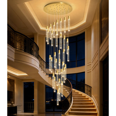 Glam 32 Lights Chandelier Led Dimmable Light