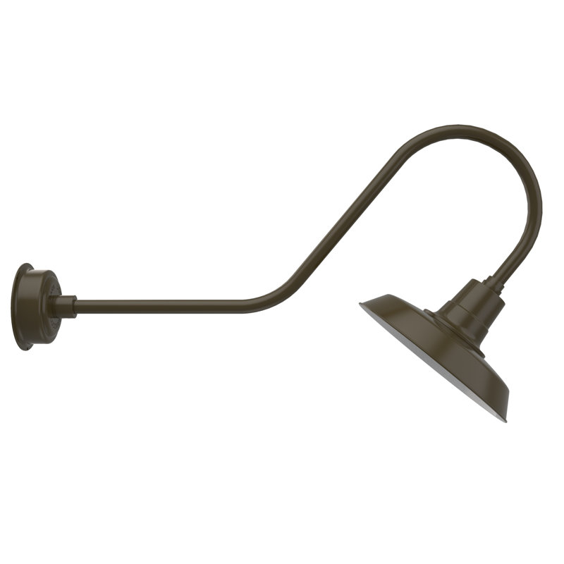 Haleigh LED Wall Light, 12" H x 14" W x 36" D, Mahogany Bronze