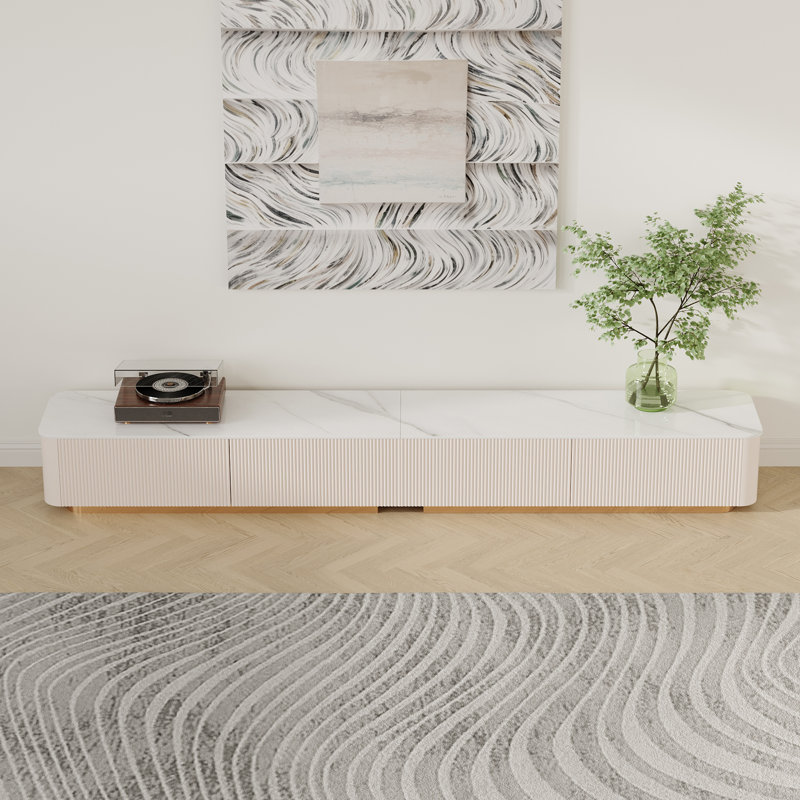 Meuble télé avec 4 tiroirs Billy, 94.5'' W