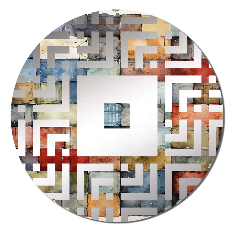 Wolsey - Miroir mural carré, 31,4 po x 31,4 po