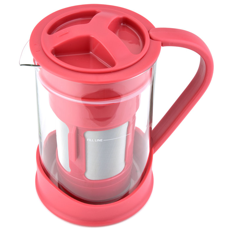 Spigo 4-Cup Cold Brew Coffee Maker, Red