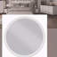 Miroir rond gris Carena
