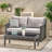 ANTIBES LOVESEAT & TABLE