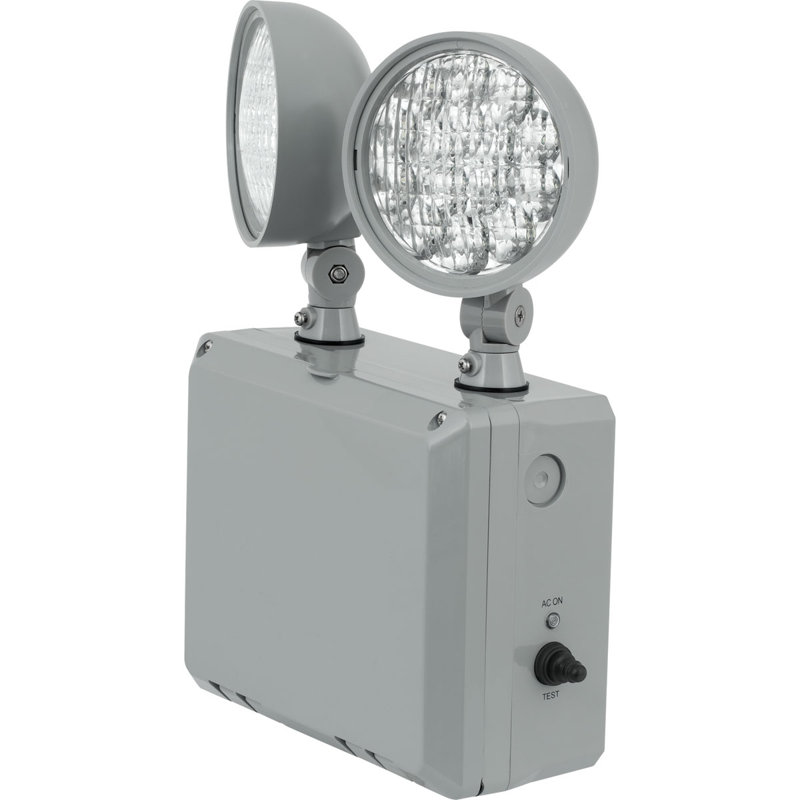 Polycarbonate LED 2W Emergency Light with Remote Capability