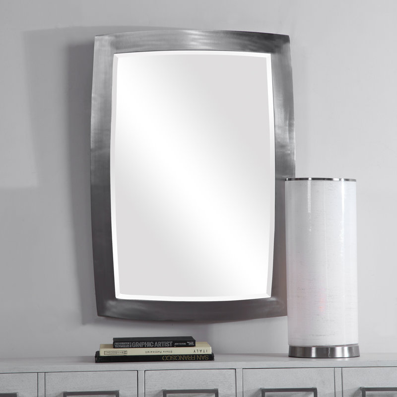 Oaklyn Metal Rectangle Wall Mirror