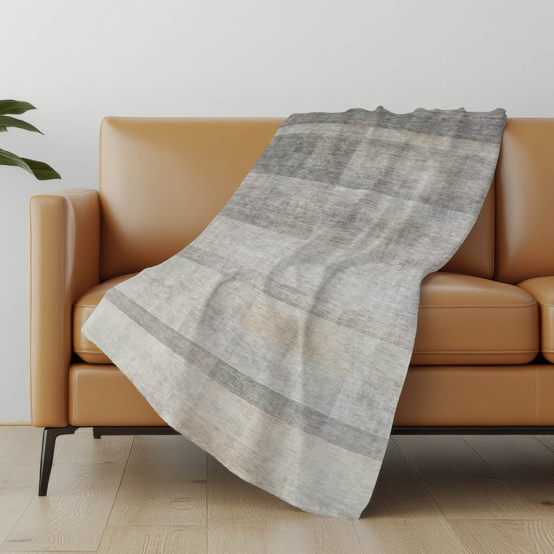 Jeté en sherpa Addison, Taupe ombre