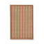 Tapis brun tissé à carreaux lavables Mosso-567202218