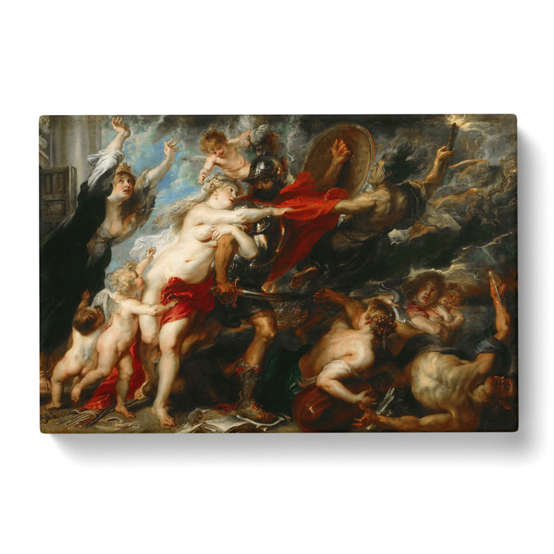 Consequences Of War by Peter Paul Rubens - Wrapped Canvas Painting, 50cm H x 76cm W x 3cm D