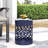 Large Outdoor Metal Side Table. Modern Design, Navy Blue. Iron Cut, Powder-Coated. No Assembly. 14.14In.X14.14In.X18.24In., 4.72Lb End Style, Powder-Coated Frame. 14.14In X 18In,-187944403
