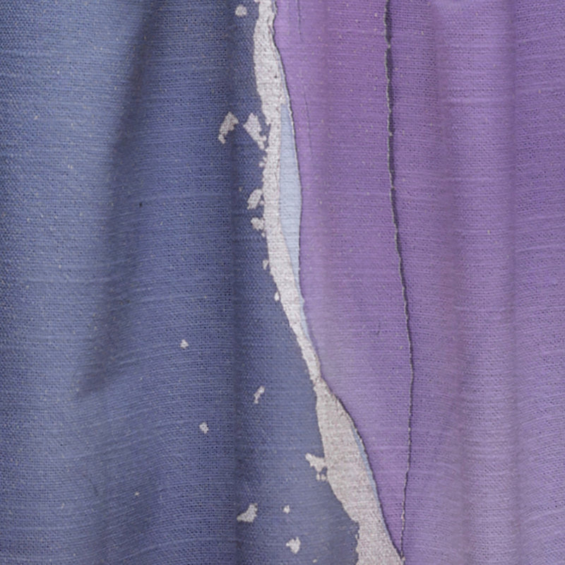Panneau de rideau simple semi-diaphane avec passe-tringle Abstract, L 52 po x L 63 po
