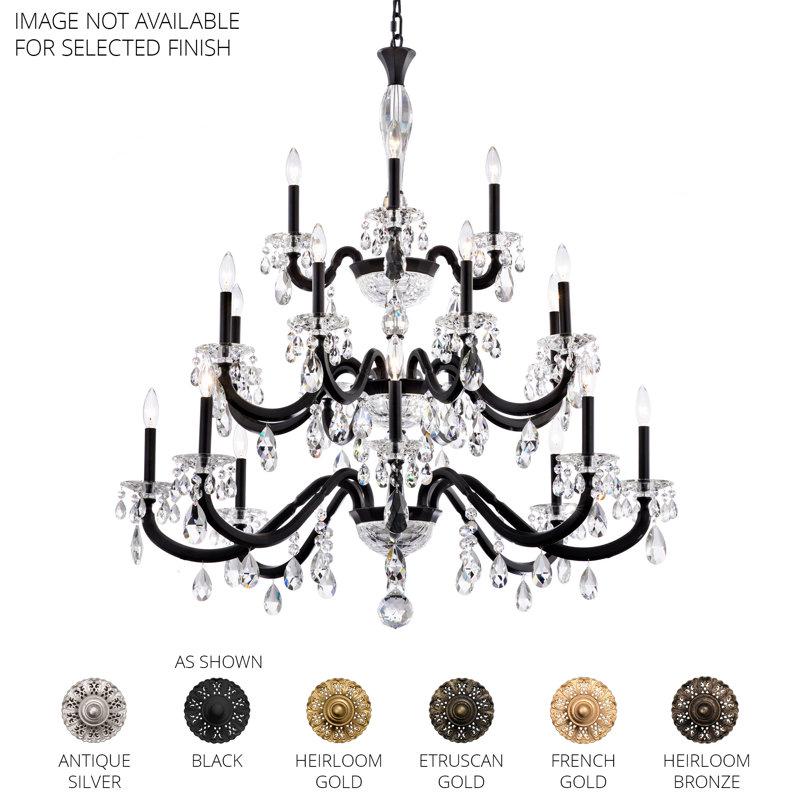 San Marco 20 - Light Chandelier, Black