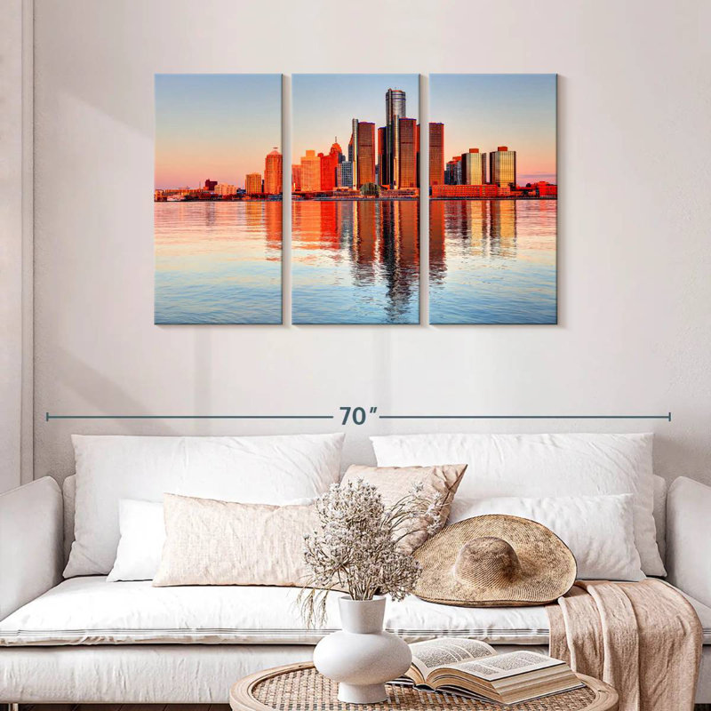 Rorry Michigan Sunset Glow, 28" H x 45" W