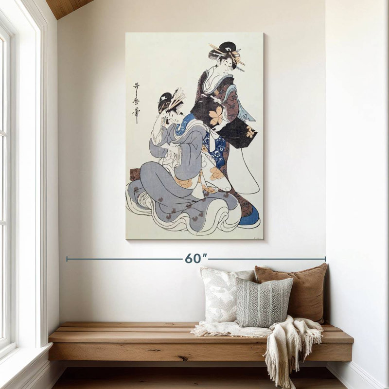 Leisha Two Female Figures, 48" H x 32" W