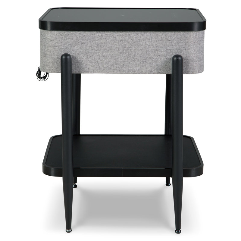 Devalious Glass Top End Table
