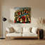 Christmas Christmas Bells Brown Metal Wall Art-589501692