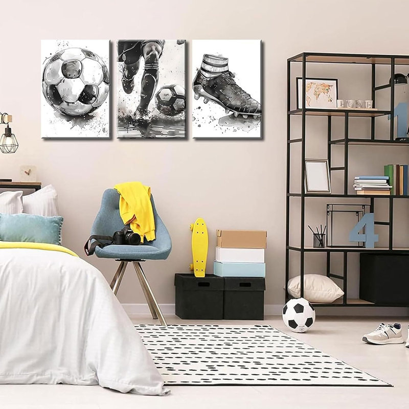 3 Piece Wrapped Canvas Print, 40cm H x 30cm W