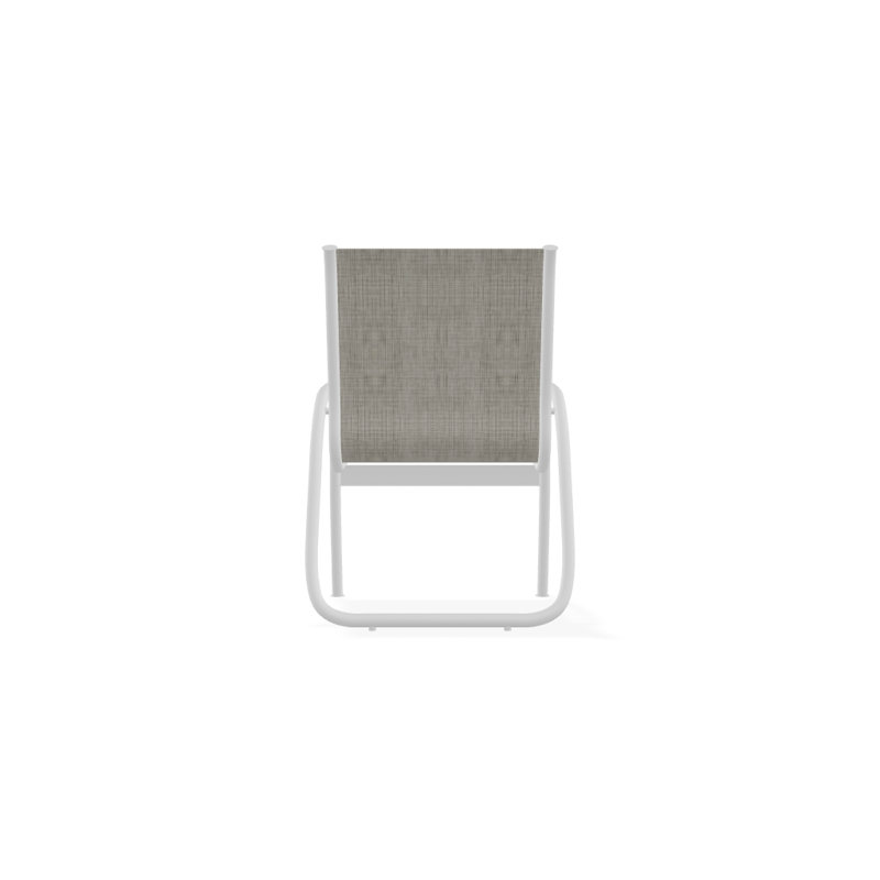 Fauteuil de patio Gardenella, Blanc texturé, Fumée