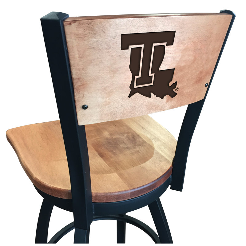 Tabouret tournant NCAA, Érable moyen, Bulldogs de Louisiana Tech, Tabouret de comptoir (siège d'une hauteur de 25 p