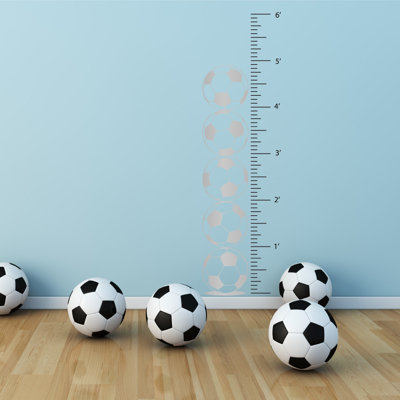 Décalcomanie murale graphique de croissance foot