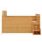 Full Size Wooden Storage Bed Frame With LED Headboard Light & Storage Drawers-1722280805
