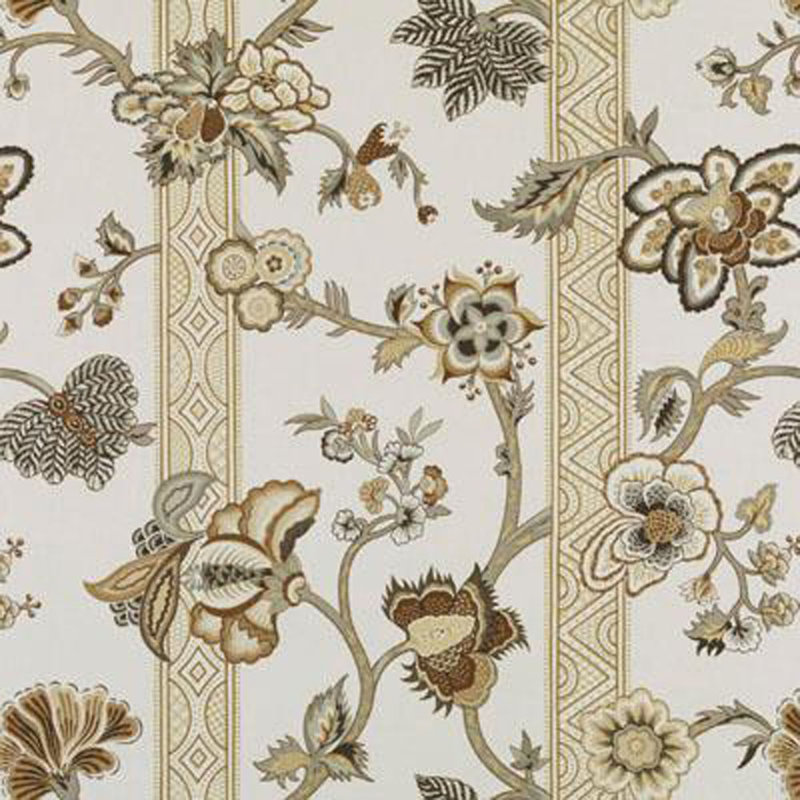 From the Archives Malabar Fabric, Linen/Charcoal