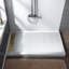 Base de panneau de douche à simple seuil de 48 po x P 32 po avec ensemble de drain et couvercle de drain inclus, antidérapant-65113303-65273929