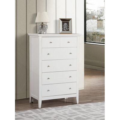 Drawer Dresser, Hammond Chest , White