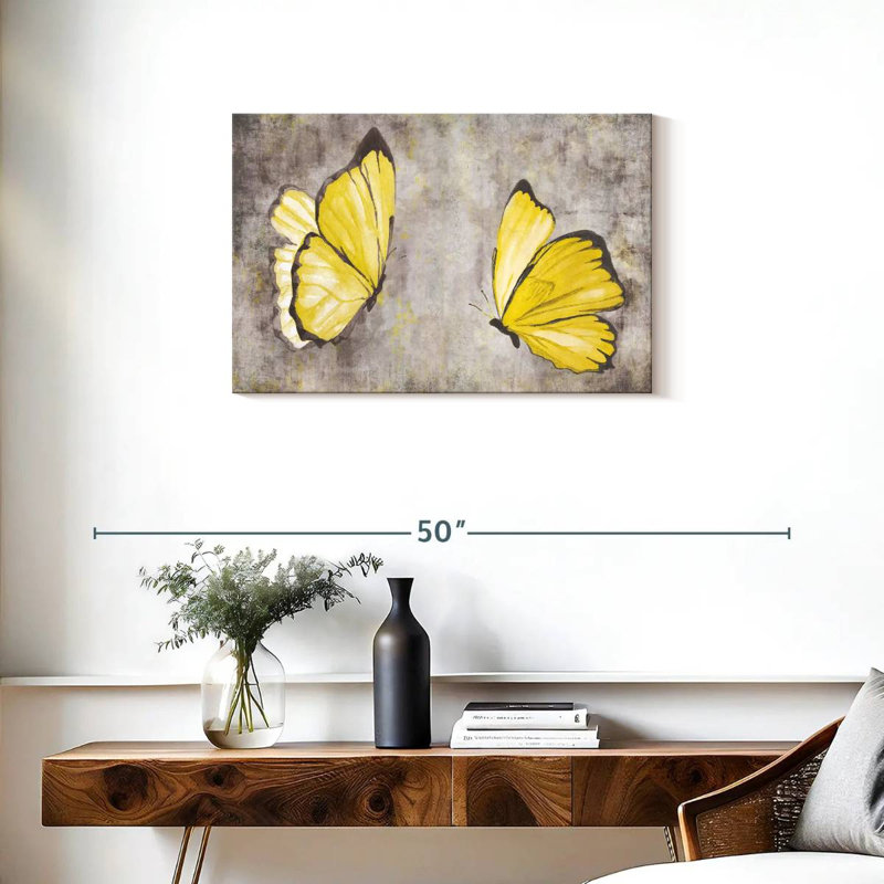 Treillis feuilles d'or sur toile, H 20 po x l 30 po x P 1,25 po