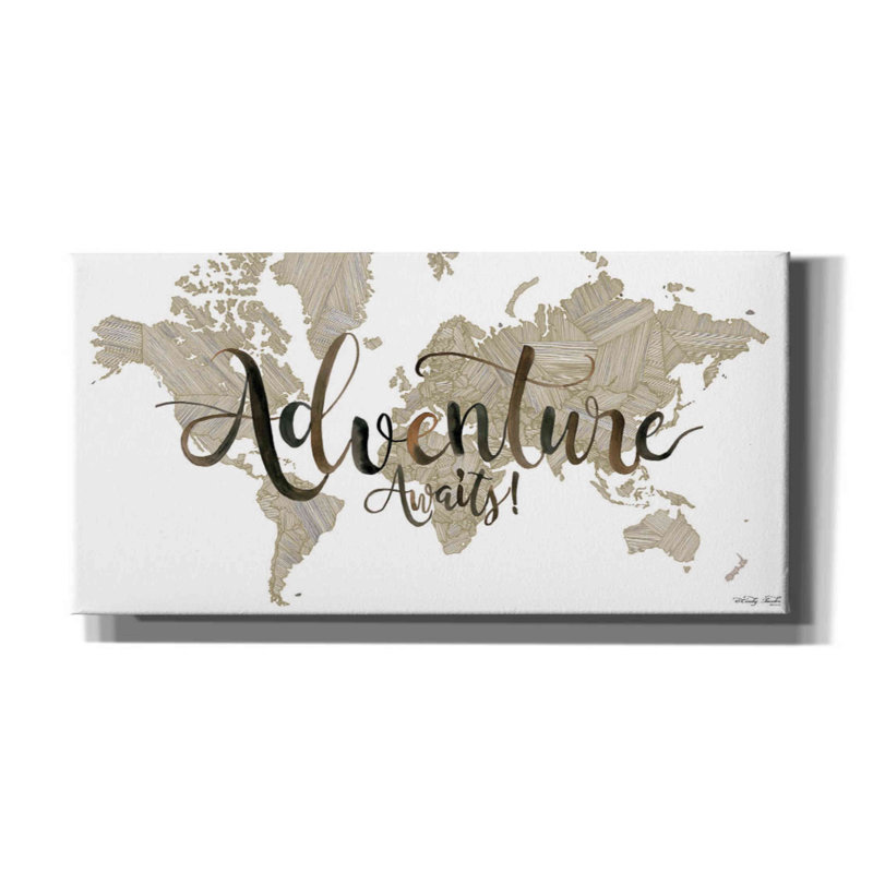 Weert Adventure Awaits par Cindy Jacobs, H 20 po x l 40 po x P 1,5 po