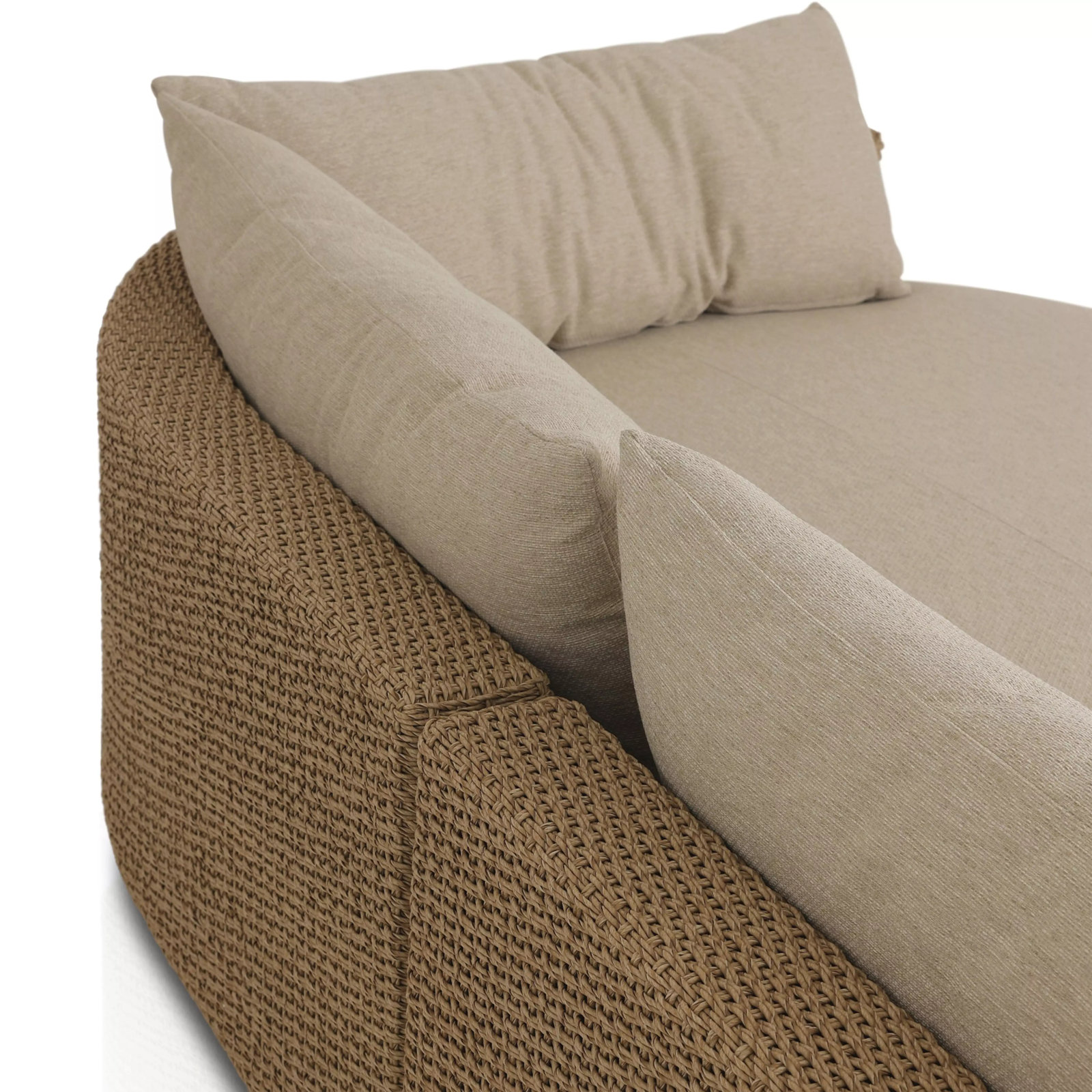Marnier 134" Patio Sofa, Right Hand Facing