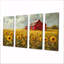 Paula - tournesols, ensemble d'art sur toile-107601730