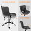 Petit fauteuil de bureau rembourré sans accoudoir-891568812