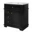 Meuble-lavabo 30 po avec lavabo, un tiroir basculant, trois tiroirs-41480732