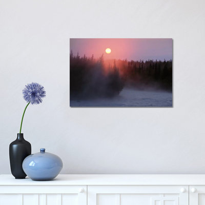 Sunrise Over Kasilof River, Kasilof, Alaska by Matthias Breiter - Wrapped Canvas Print