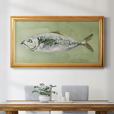 " Green Sea Swimmer II " Painting Print