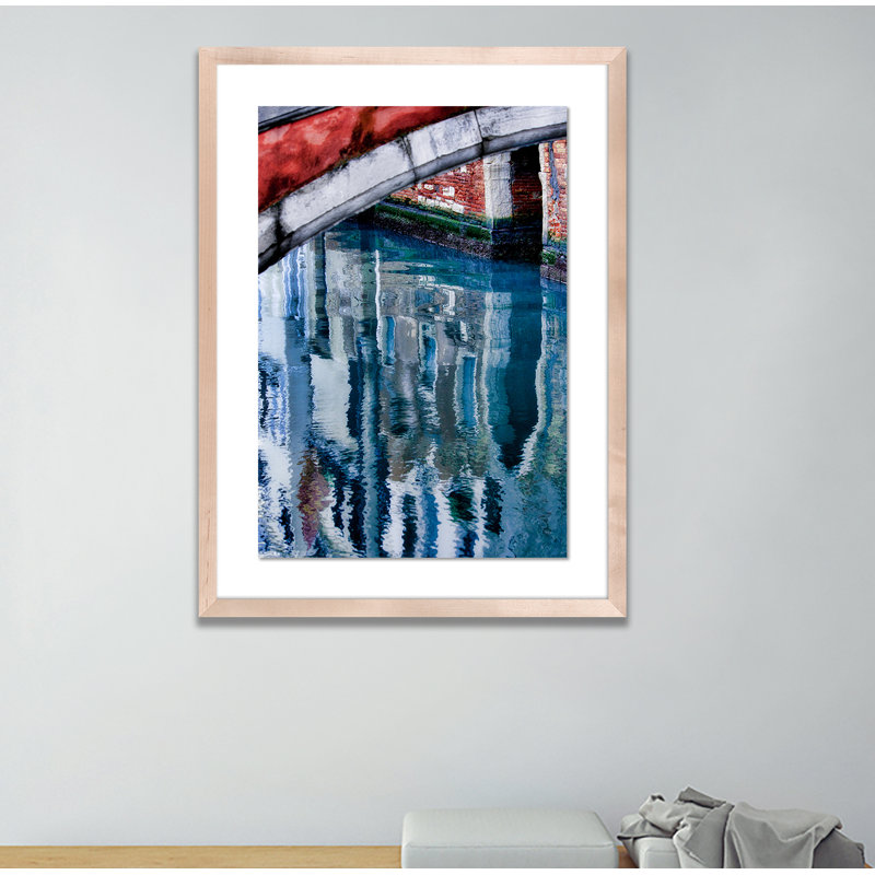 Venice Print by Shawn Thomas, Natural, 60" H x 43" W x 2.5" D