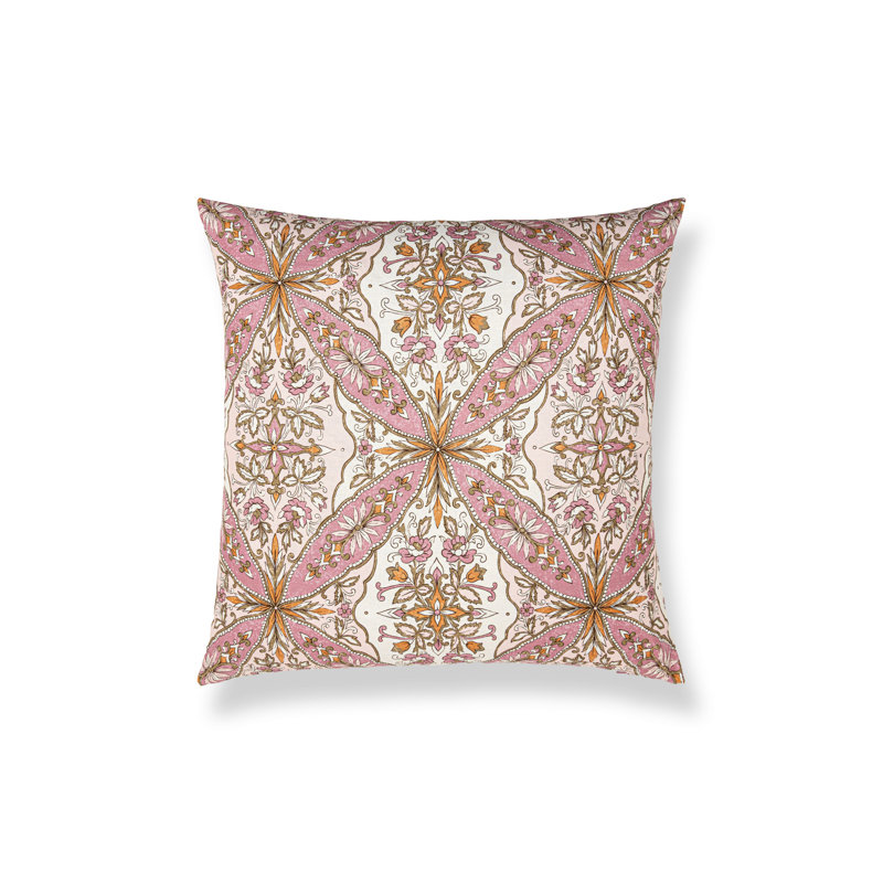 PROVENCE PILLOW, Petal Pink Provence, Square 22"