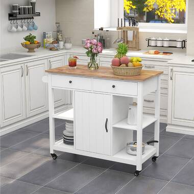 Frobisher Solid Wood Kitchen Island