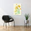 Yellow Botanical Bloom Delicate Minimalist Organic Flower Nature Wall Art Print by Casa Cartissi - Wrapped Canvas Print-436852863