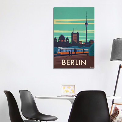 Berlin by IdeaStorm Studios - Wrapped Canvas Print
