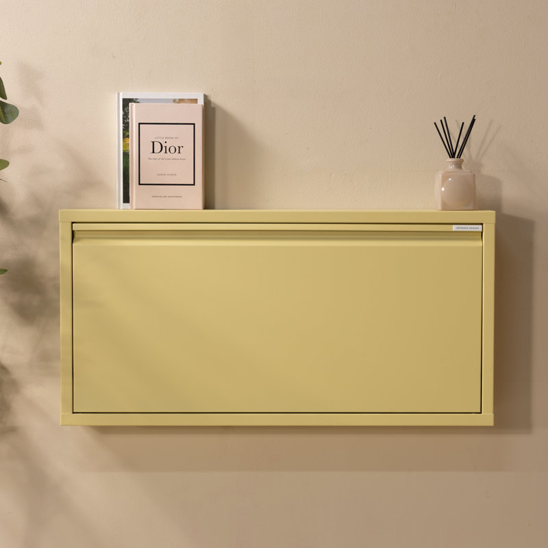 Billy 3 Pair Shoe Storage, Yellow